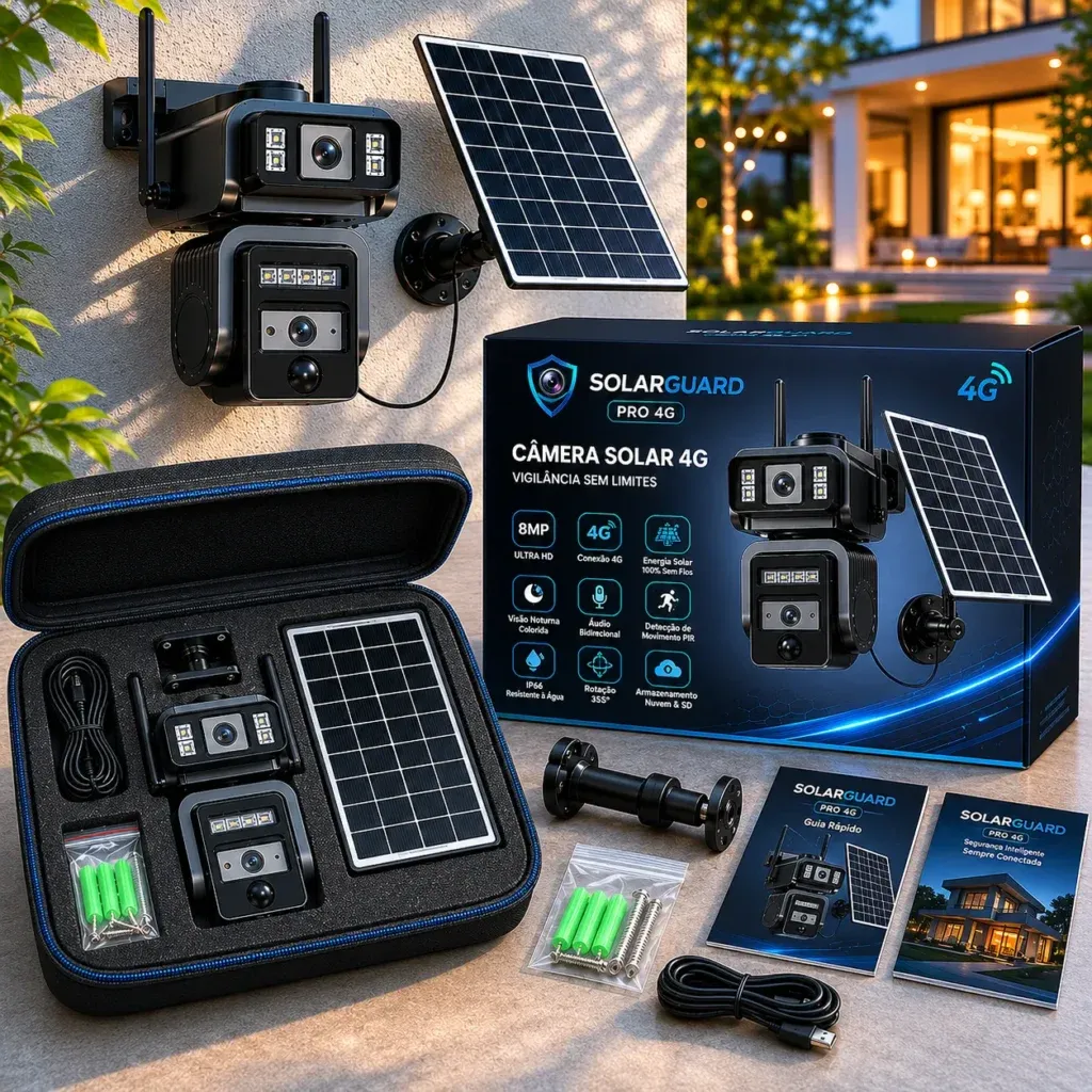 MegaCamera 360° Solar-Überwachungskamera