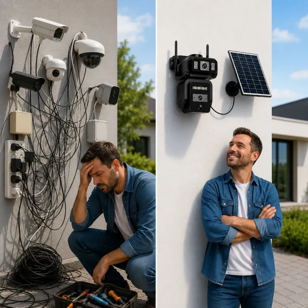 MegaCamera kabellose Installation